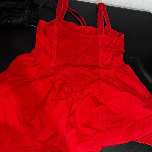 ASOS DESIGN corset bodice mini sundress with lace trim sz 12 - Picture 2 of 7